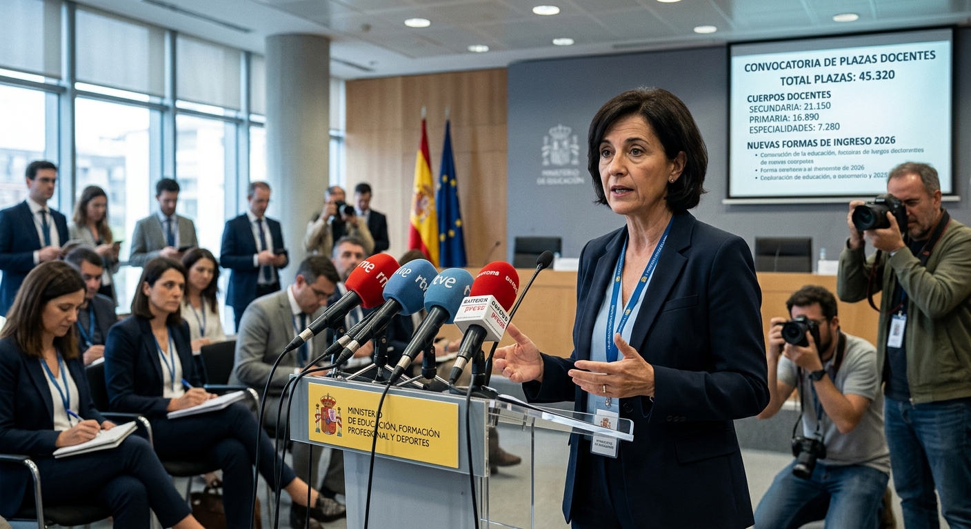 Educación convoca nuevas plazas para docentes