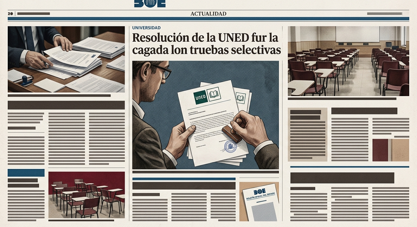 La UNED abre convocatorias de empleo público