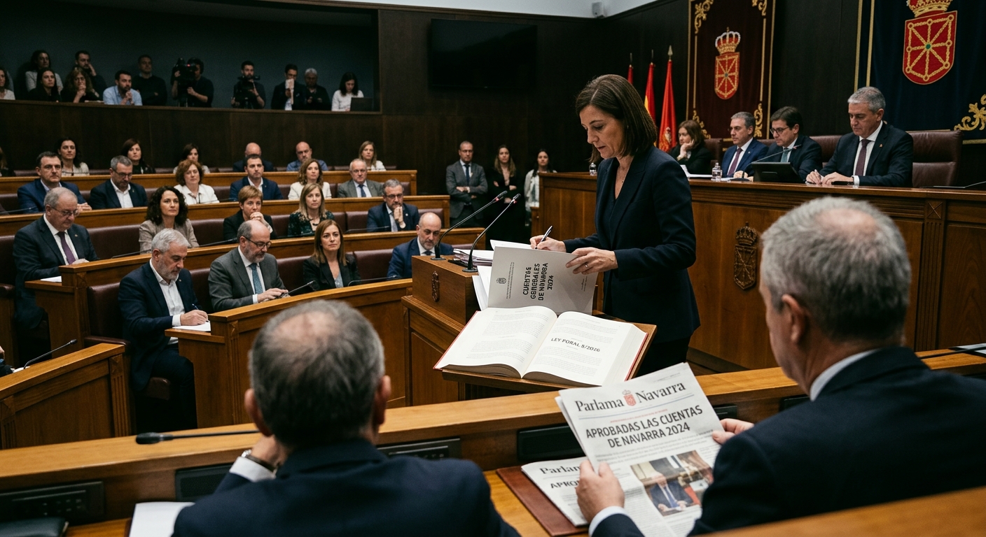 Navarra aprueba sus cuentas generales de 2024