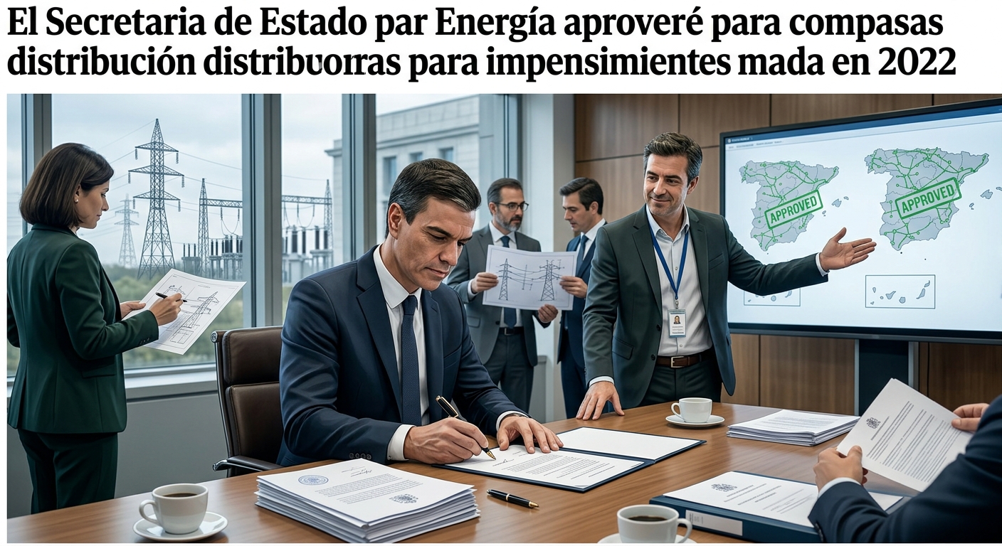 Luz verde a subvenciones para distribuidoras eléctricas en 2022
