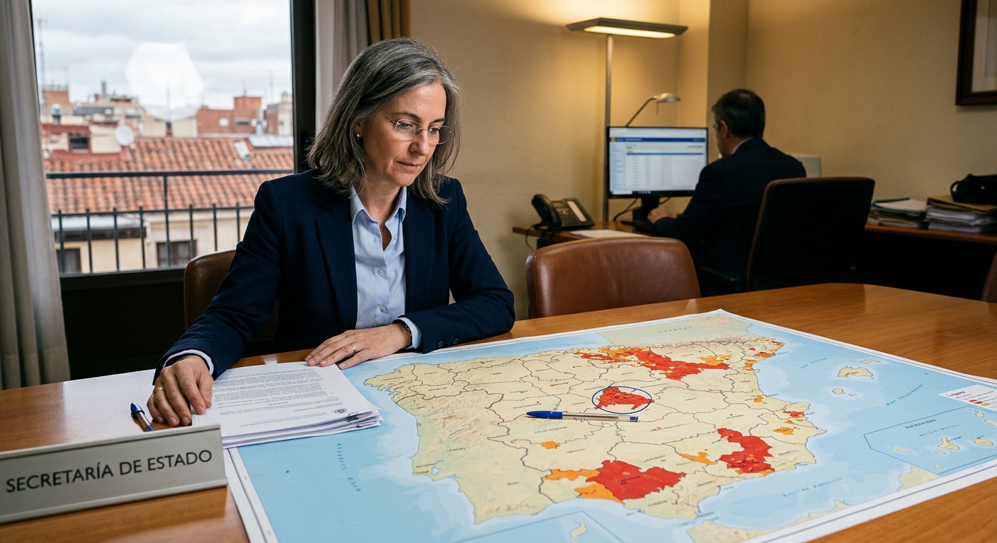 Actualizado el mapa de municipios afectados por desastres naturales