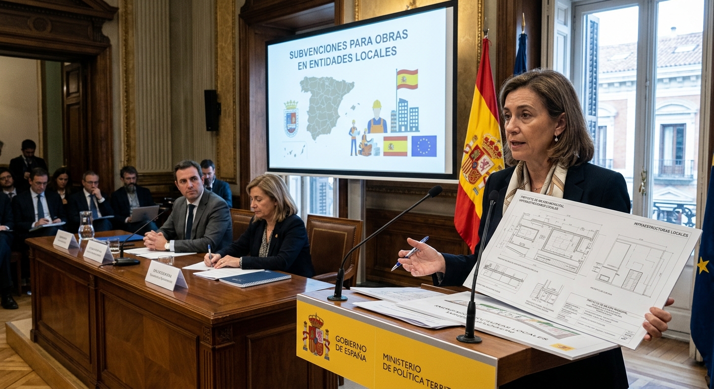 Abiertas las ayudas para obras en ayuntamientos y diputaciones