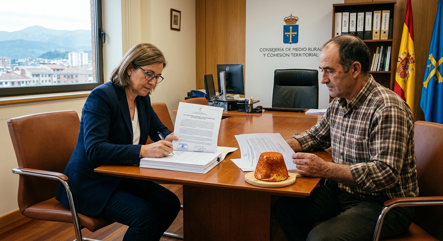 Publicación de solicitud de modificación de la DOP Afuega'l Pitu
