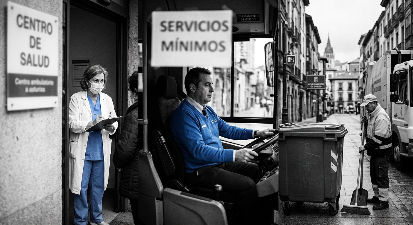 Servicios mínimos para asegurar el bienestar durante huelga