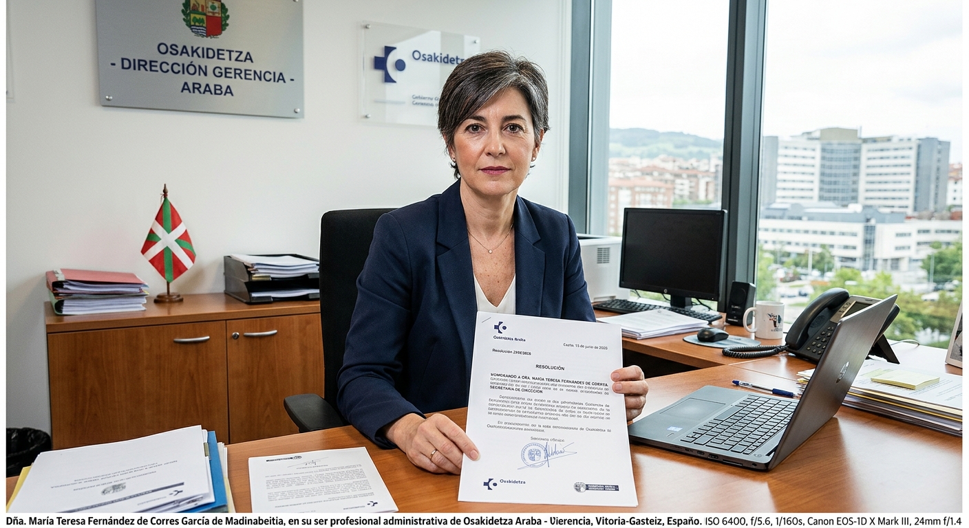 Nombramiento de secretaria de Dirección en Osakidetza Araba