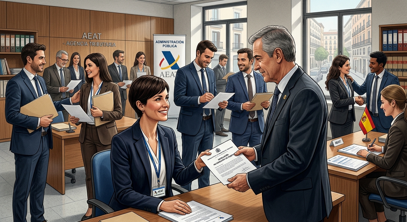 Adjudicados puestos en la Agencia Tributaria