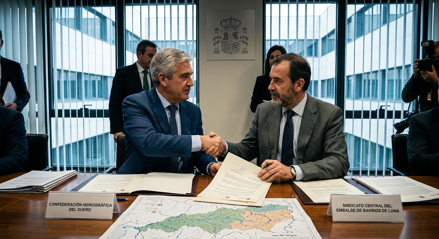 Convenio para la gestión del agua en el Duero