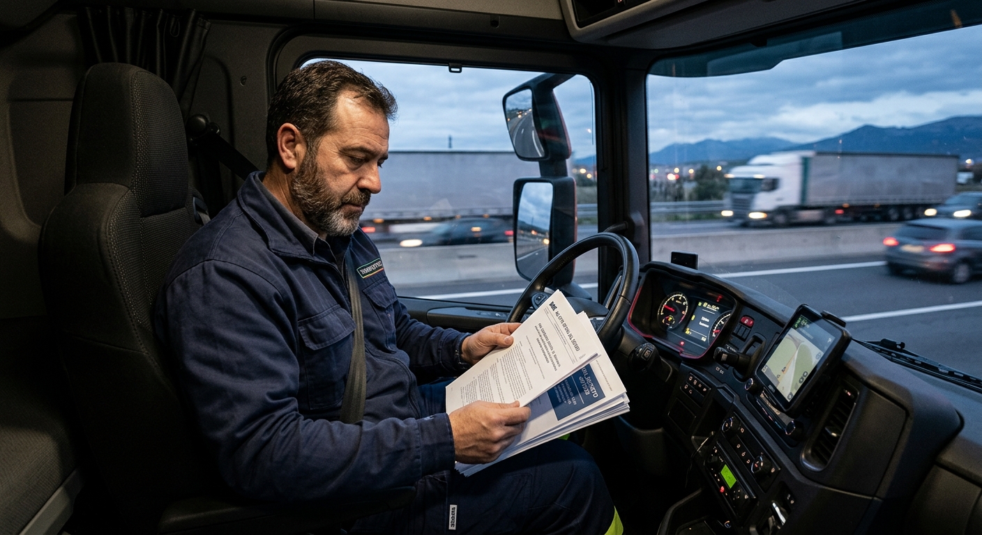 Nuevas reglas para conductores profesionales en España