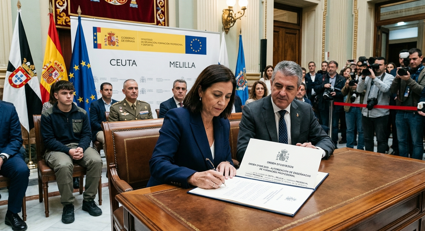 Nuevas ofertas de FP presencial en Ceuta y Melilla
