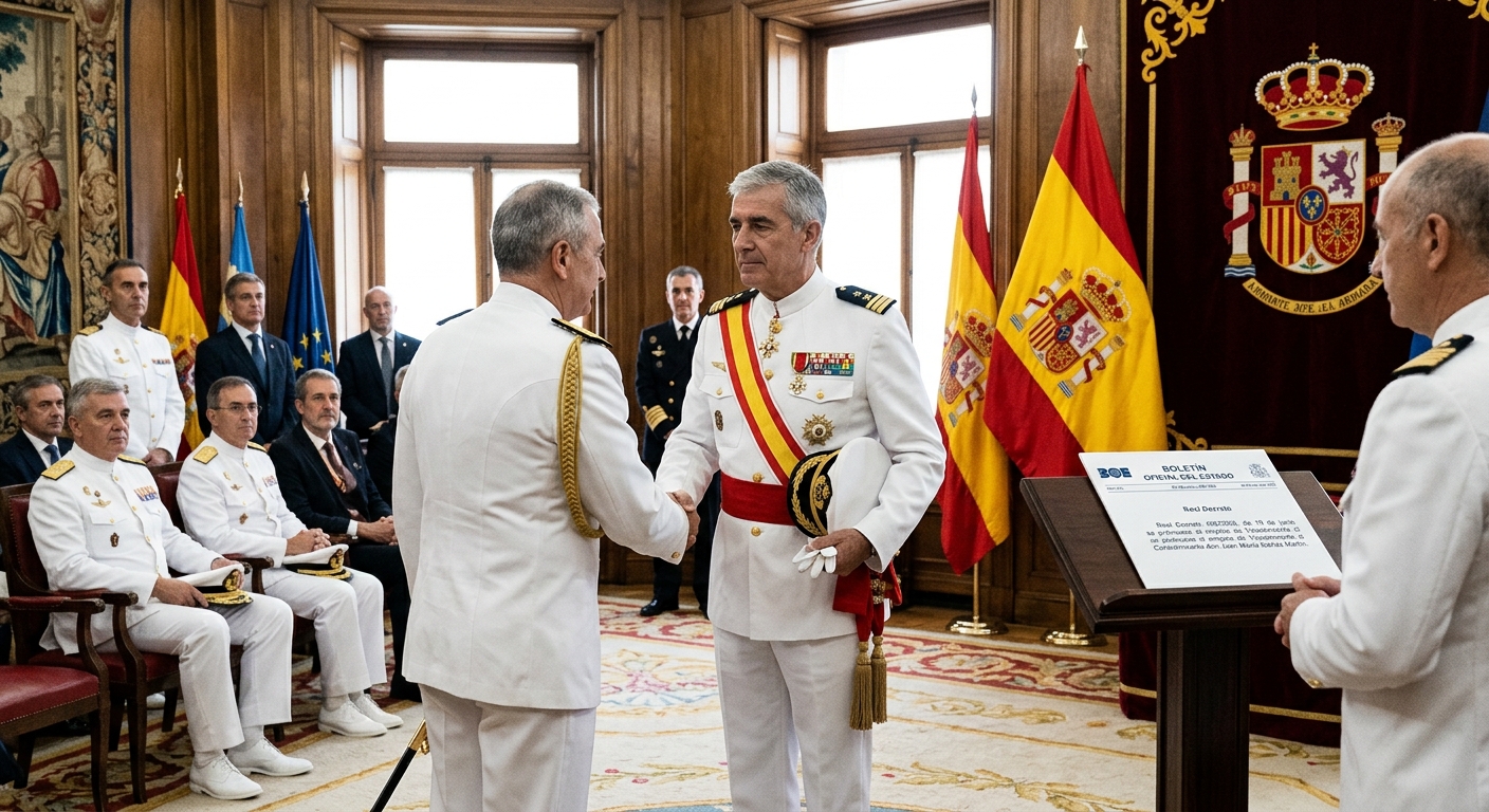 Ascenso en la Armada: un Contralmirante a Vicealmirante