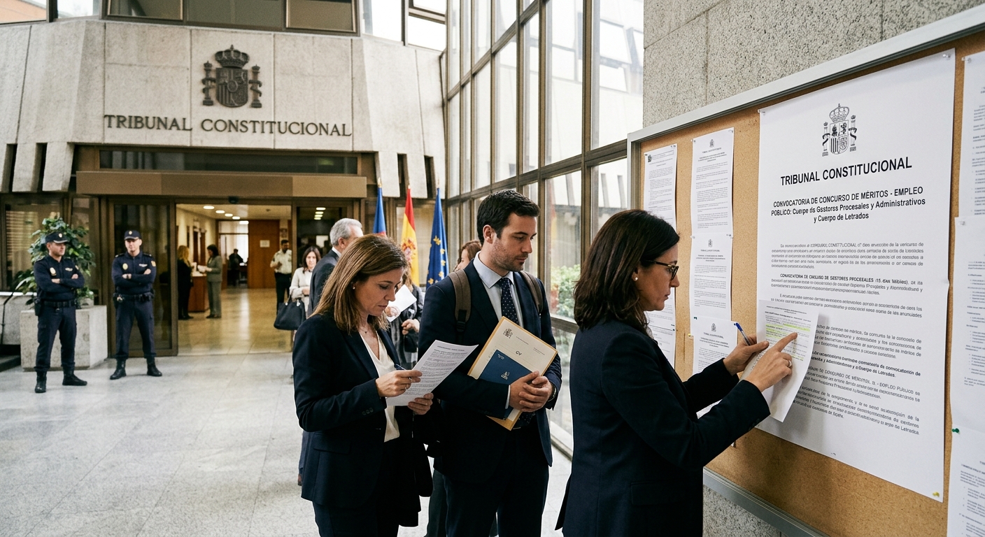 El Tribunal Constitucional abre plazas para gestores y letrados