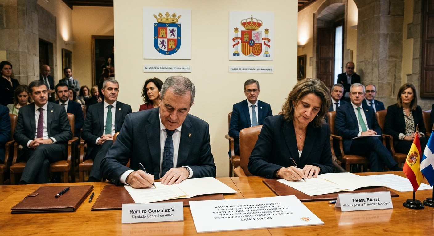 Álava y Transición Ecológica crean la Mesa del Agua